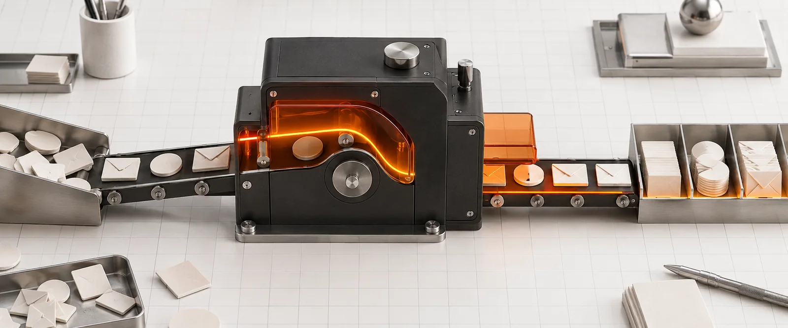 Máquina de flujo que ordena tareas mediante una ruta ember.
